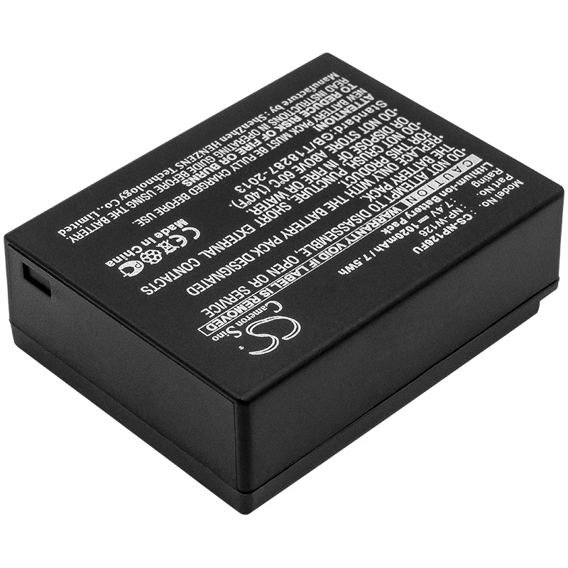 Battery for Fujifilm FinePix HS30EXR,FinePix HS33EXR,X Pro 1,X-Pro1,X-E2,X-E1,X-M1,X-A1 (1000mAh / 1020mAh / 1230mAh) 7.4V