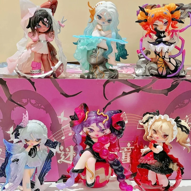 

New Products Nono Sova Nightmare Lullaby Series Blind Box Misty Town Nursery Rhyme Desktop Ornaments Trend Play Model Toys Gift