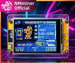 NMMiner NerdMiner V2 Hashrate Lucky Miner ESP32 2.8 inch Smart Display Crypto Solo Lottery 960KH/s Bitcoin ESP32-2432S028R DROOM