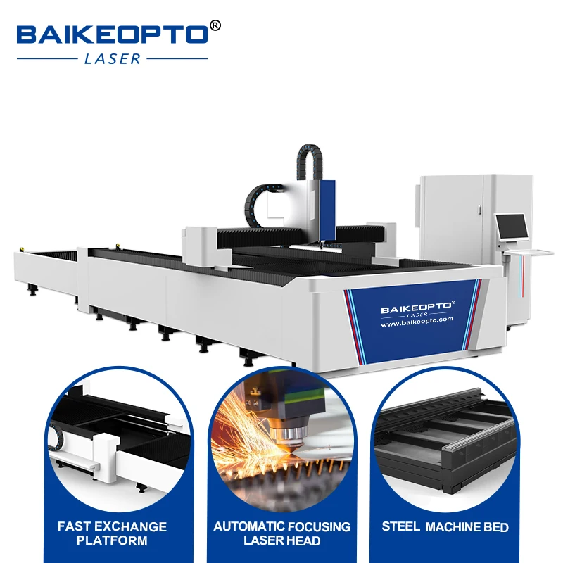 Maszyna do cięcia laserem światłowodowym o mocy 20000 W, ekonomiczna, z pojedynczą platformą, otwarta, zintegrowana, o małej formacie