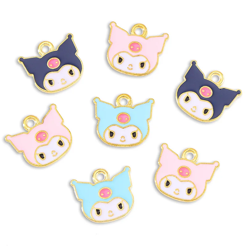 

Подвеска Peixin для женщин, эмалированный цвет, синий, розовый, на браслет, для рукоделия