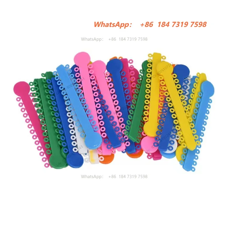 6PCS ligation ring, plastic color/transparent ligation ring, rubber ring 40 pcs/bag