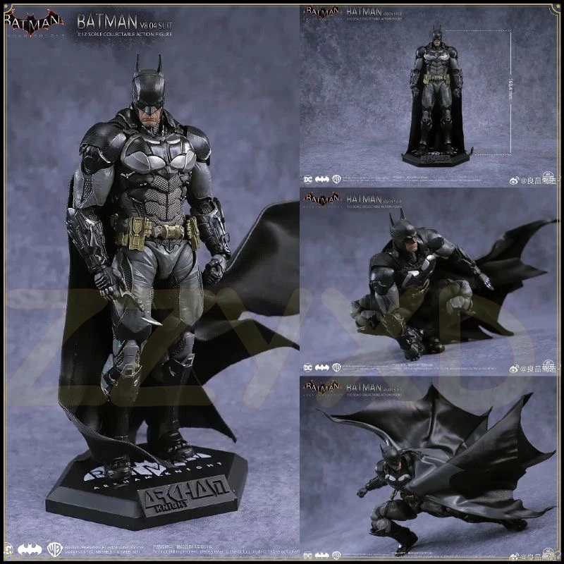 

New Stock Batman Arkham Knight LPZZ 1/12 Scale 6 Inches Soldier Warrior Full Set Anime Action Figure Model Collection Toy Gifts