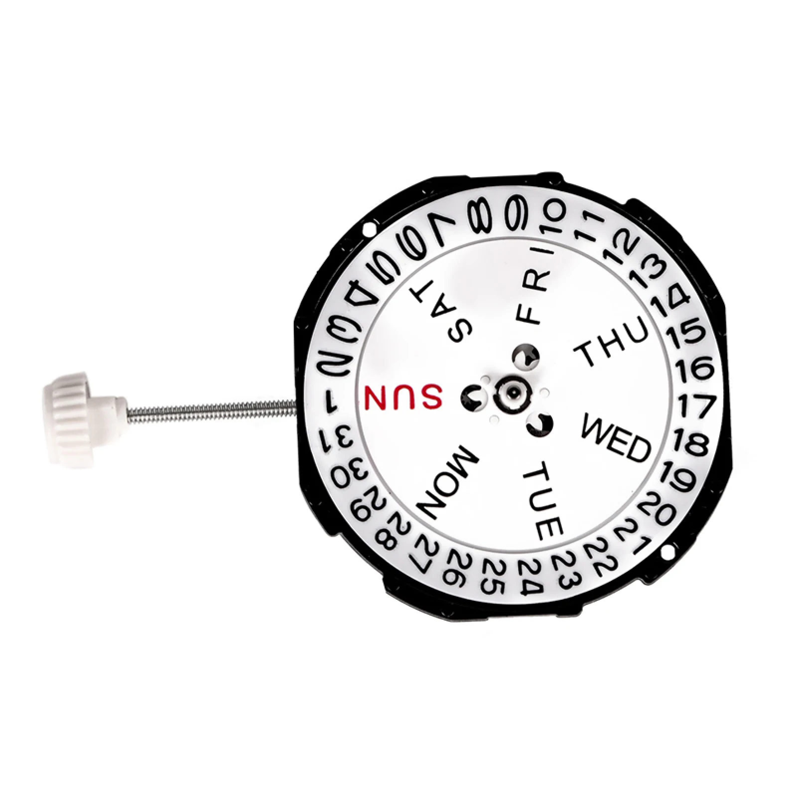26mm Dual Calendar Day & Date @ 3 Replacement Quartz Watch Movement for SL28 watchmakers and watch repairing workers