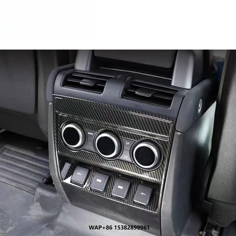 

2020-2024 Year Defender 110/90 Interior Dry Carbon Fiber Material Rear Air Conditioning Vents 130 Car Accessories Decorative