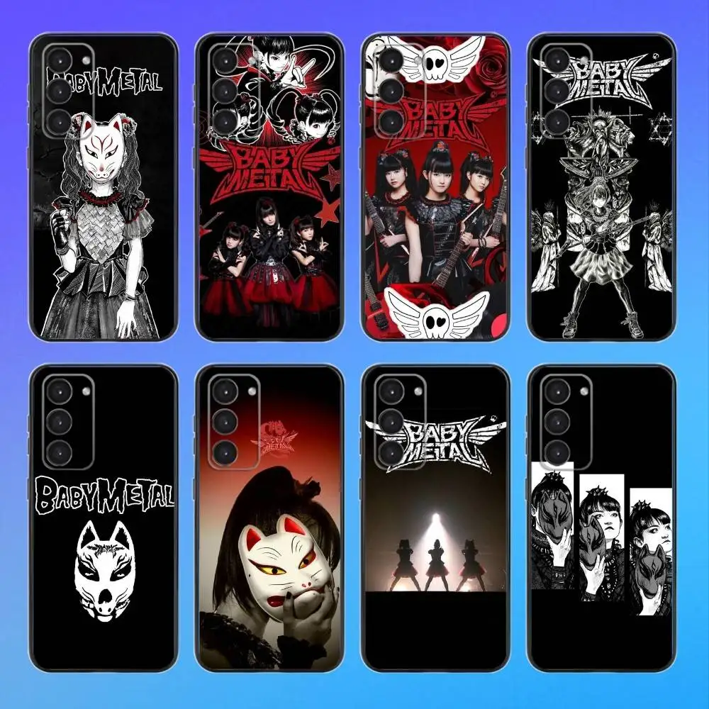 

Rock Band B-Babymetal Phone Case For Samsung A73,A72,A71,A70,A53,A52,A51 Black Soft Case