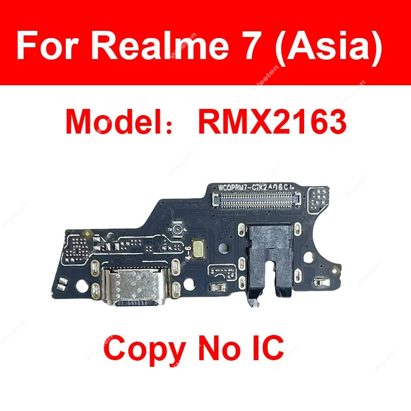 USB Charger Board Dock For Realme 7 7i 7 Pro Global 5G USB Charging Jack Port Connector Board Replacement Repair Parts