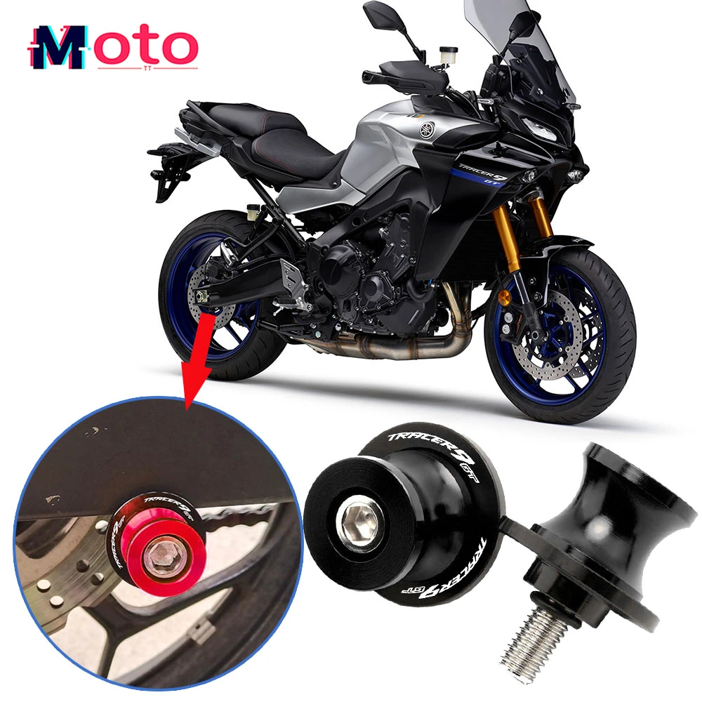 Parafuso de alumínio da motocicleta, Carretéis Swingarm Slider, Acessórios para Yamaha tracer 9 GT 9gt 2020 2021 2022, TRACER9 Tracer M6