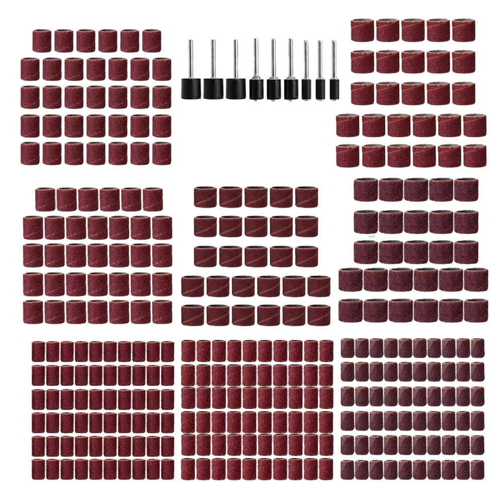 

338 PCS Sanding Set Abrasive Sanding Drum Kit For Small Crafts Body Work In Tight Spaces Finish Soft, Hard Woods