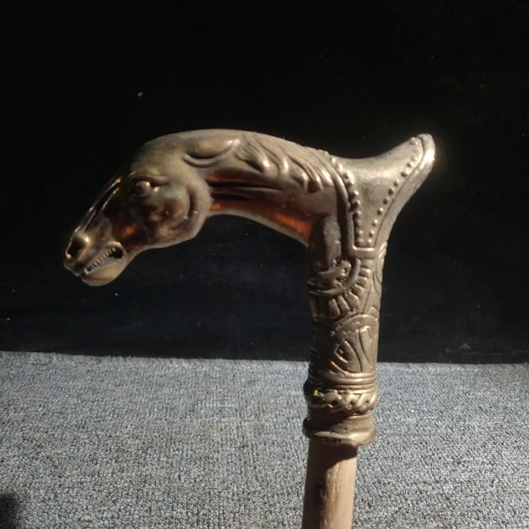 

Horse Head Walking Stick Head handle Statue