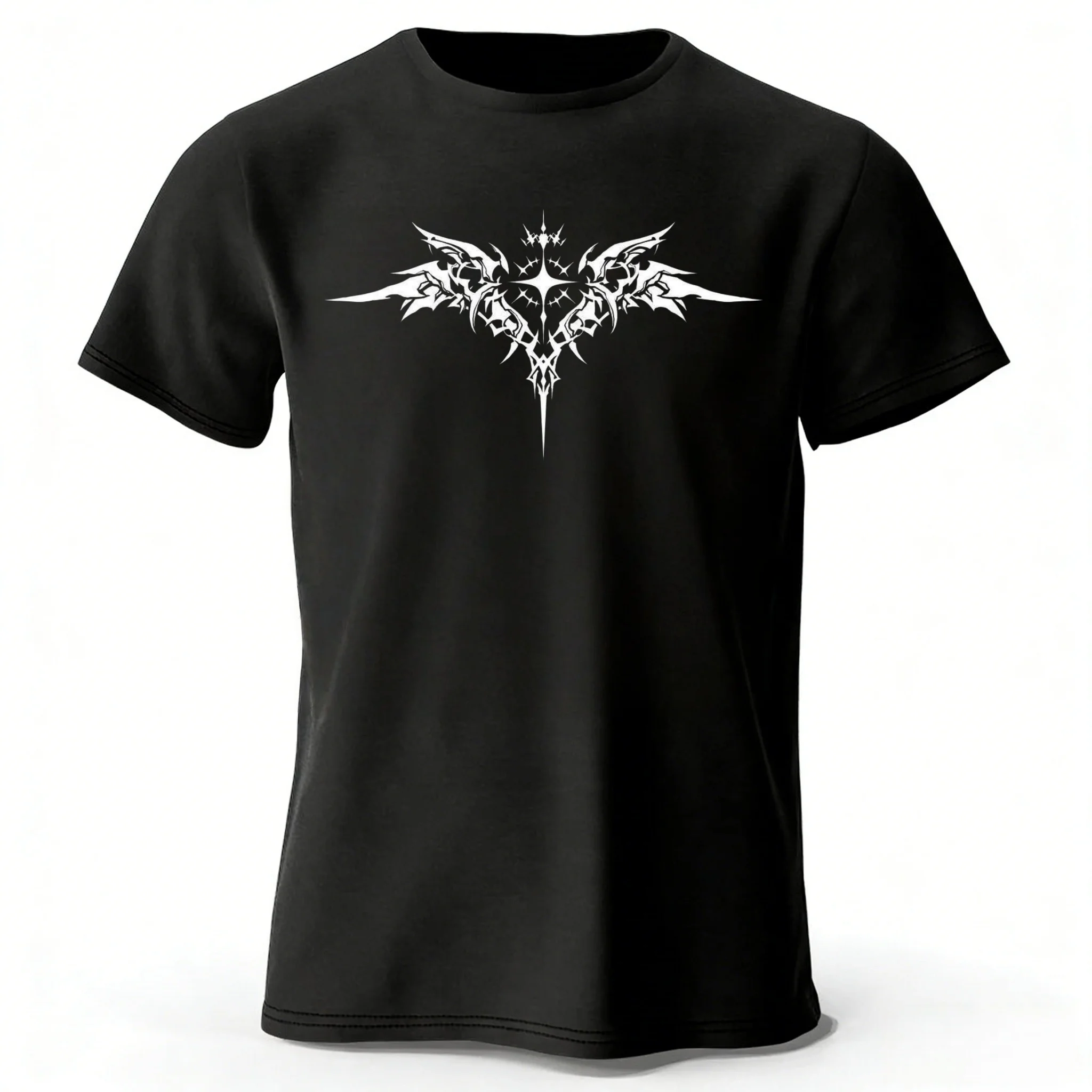 Neuestes Kreativ Bedrucktes Reines Baumwoll-T-Shirt für Herren, Locker Sitzendes Sportliches Kurzarm-Oberteil für Damen, Modisch und Bequem