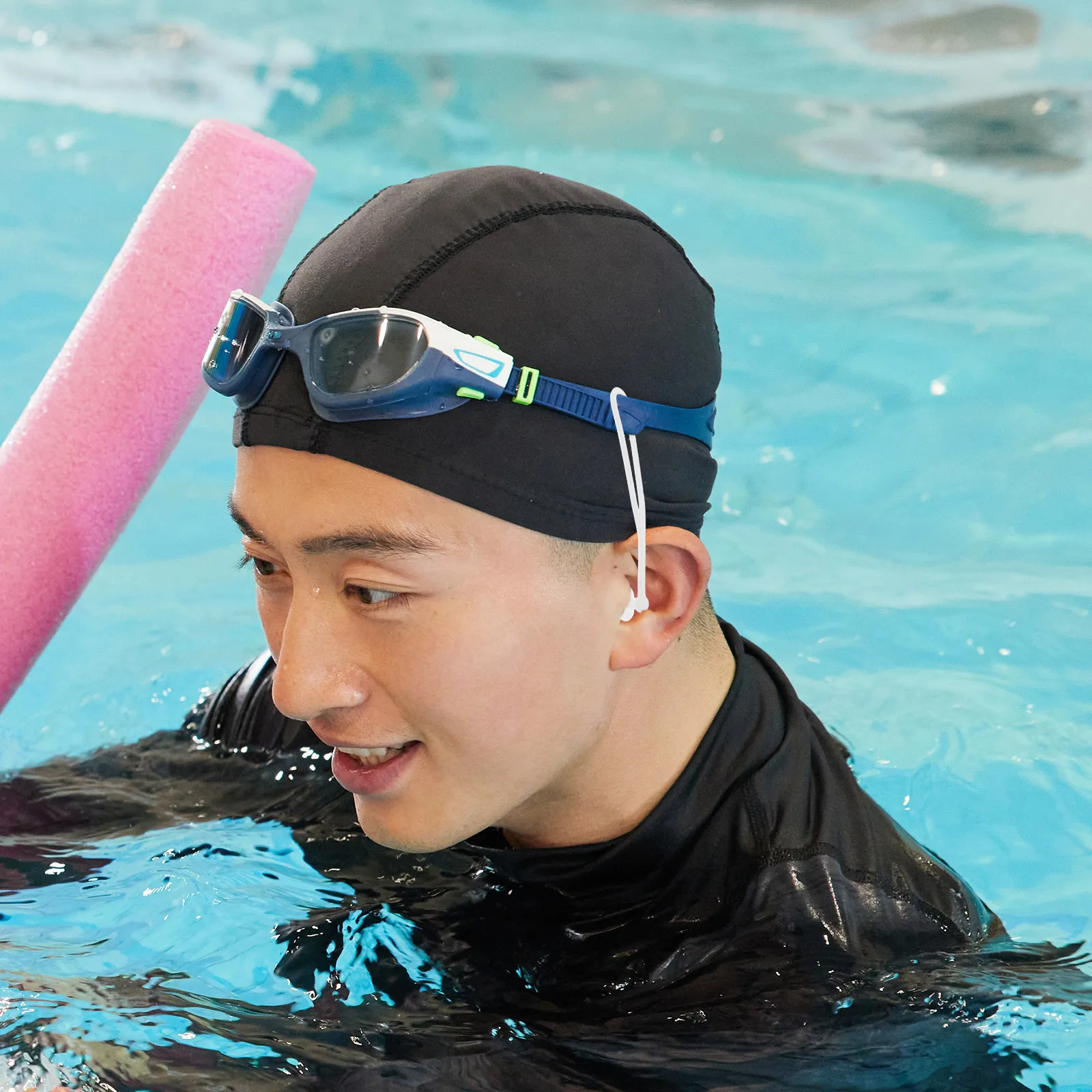 

Силиконовые водонепроницаемые многоразовые беруши для плавания, белые, для детей и взрослых, для профессиональных тренировок, портативные, защитные