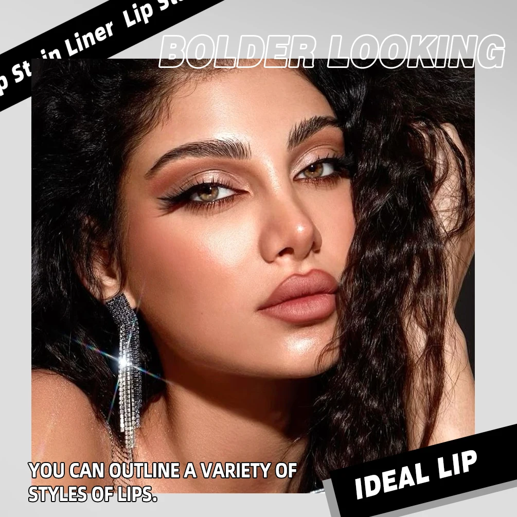 QIBEST 4 色の液体口紅リップグレーズリップグロス落ちないノンスティックカップ染料リップ液体リップハニー引き裂きリップフィルム