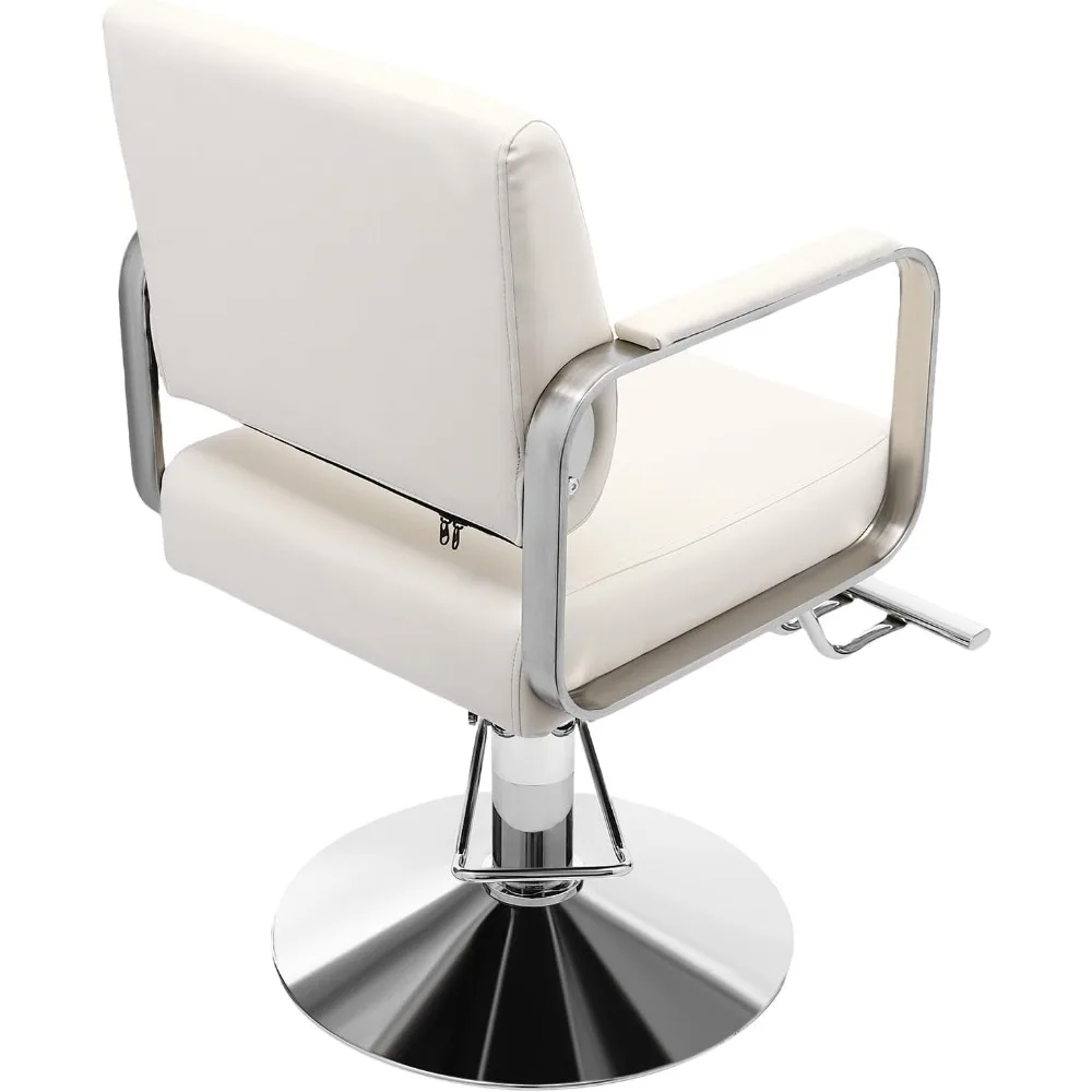 كرسي، كرسي صالون لمصفف الشعر، كراسي تصفيف مع ارتفاع هيدروليكي قابل للتعديل و360 °   كرسي شعر دوار لصالون الحلاقة