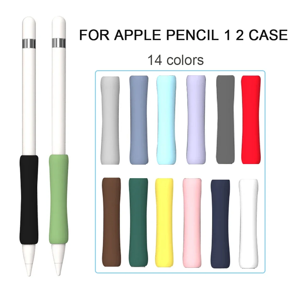 Für Apple Pencil 2 1 Hülle, universell, bunt, für iPad, Federmäppchen, rutschfest, kratzfest, Silikonhülle – Detail 1
