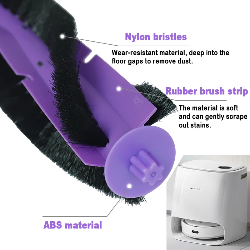 فرشاة الجانب الرئيسي تصفية ممسحة الملابس البديلة ، تنوعا ، ممسحة ذاتية ، نظيفة ، روبوت ، ملحقات مكنسة كهربائية ، ناروال ، فريو ، J3