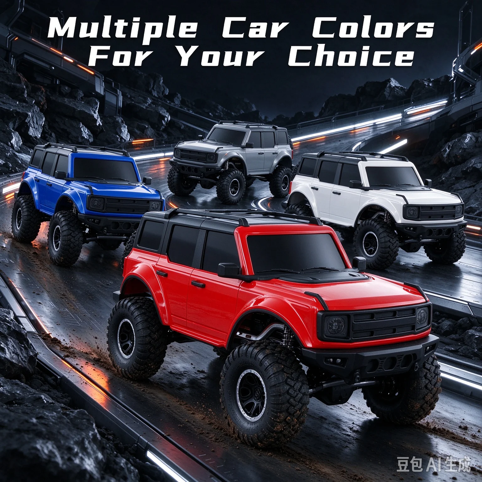 New 1:16 full scale climbing off-road vehicle, high-speed electric remote control car, simulation car, boy