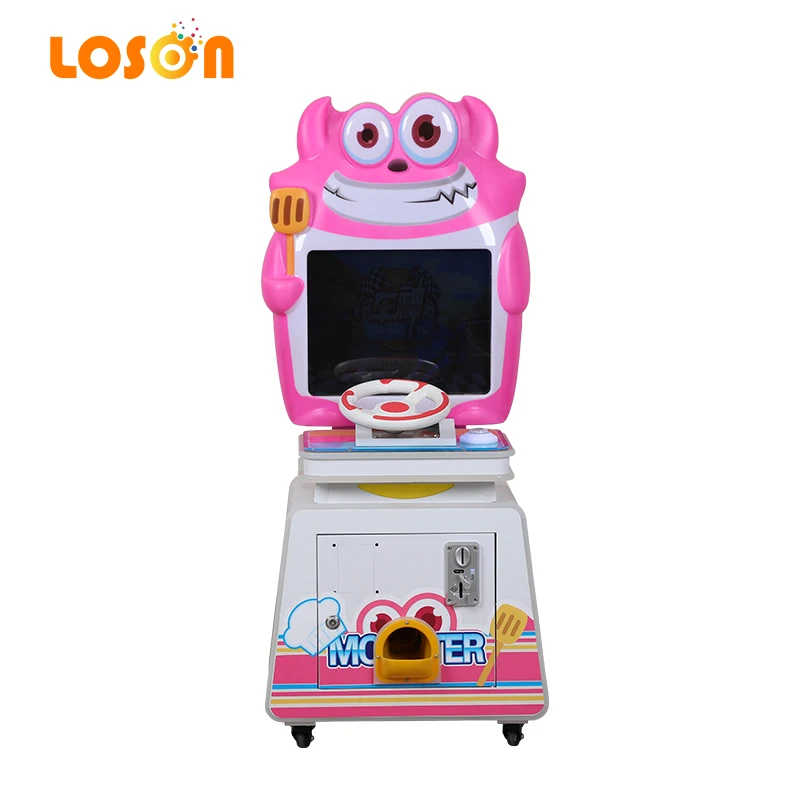 Durable Indoor Entertainment Player mini Arcade children racing car Coin Operated Gun Shooting Game Machine