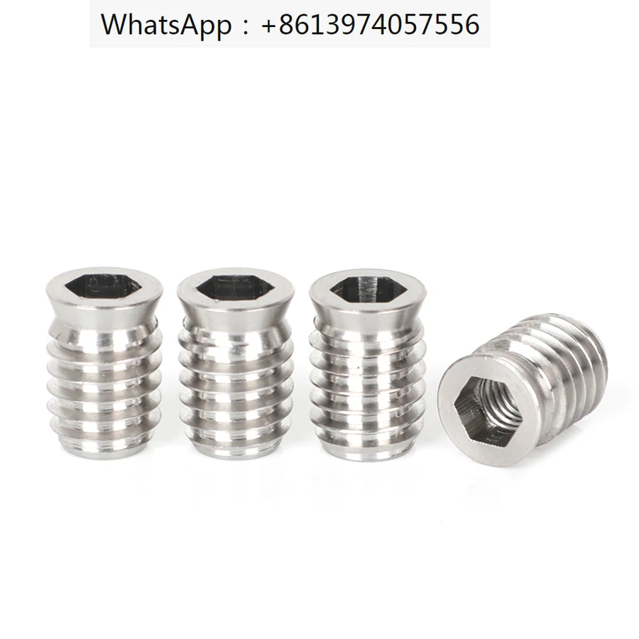 M6 M8 M10 Hex Socket Self  Nut , 304 Stainless Steel Embedded Furniture Nuts ,B063