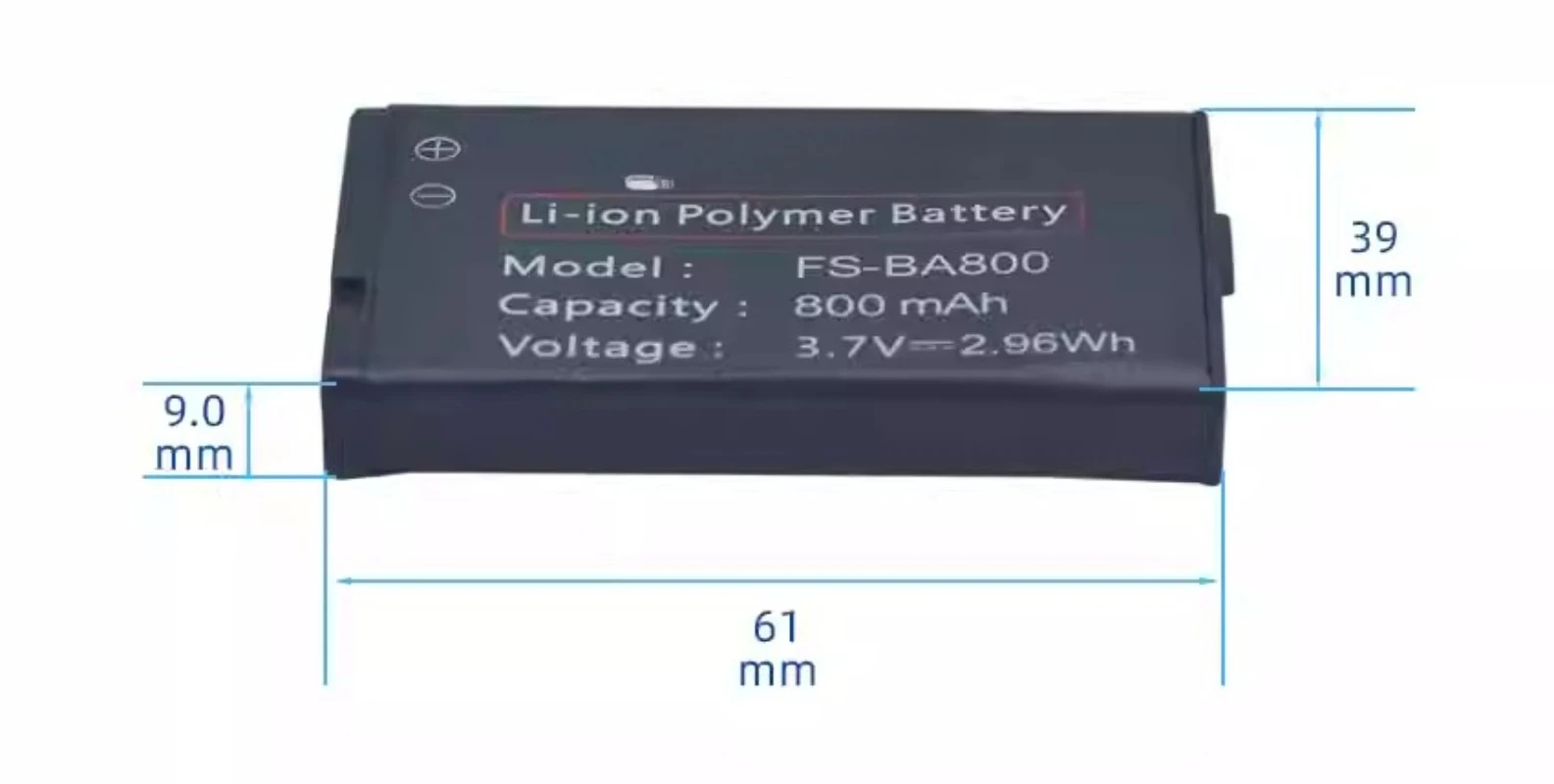 Remote Controller Battery FS-BA800 FS-B1700 for Flysky FS-GT3C FS-i10 FS-iT4 FS-iT4S FS-GT2B FS-GT3B FA605