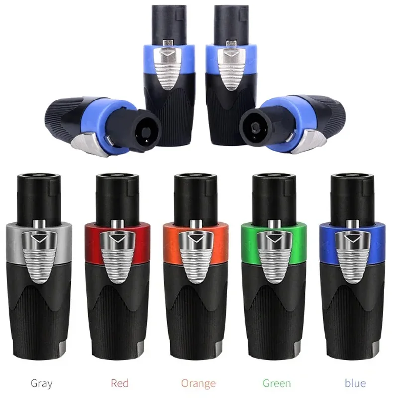 

Professional NL4FC Speakon 4Pin Audio XLR Connector with Ohm Head and Solder-Free Amplifier Terminal for Superior Sound Quality