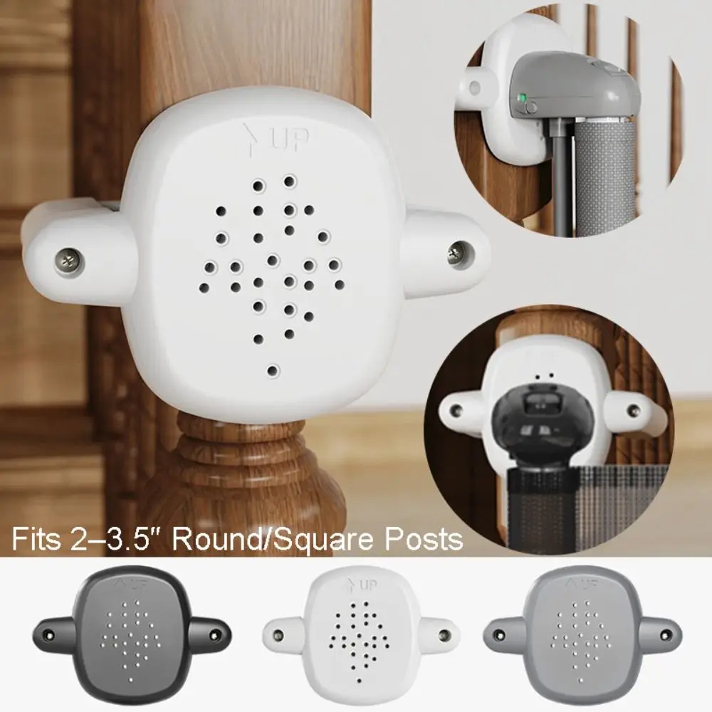 

2 шт., безопасный адаптер для детских ворот, съемный комплект для крепления лестничных перил из АБС-пластика, монтажное основание для дверных ограждений