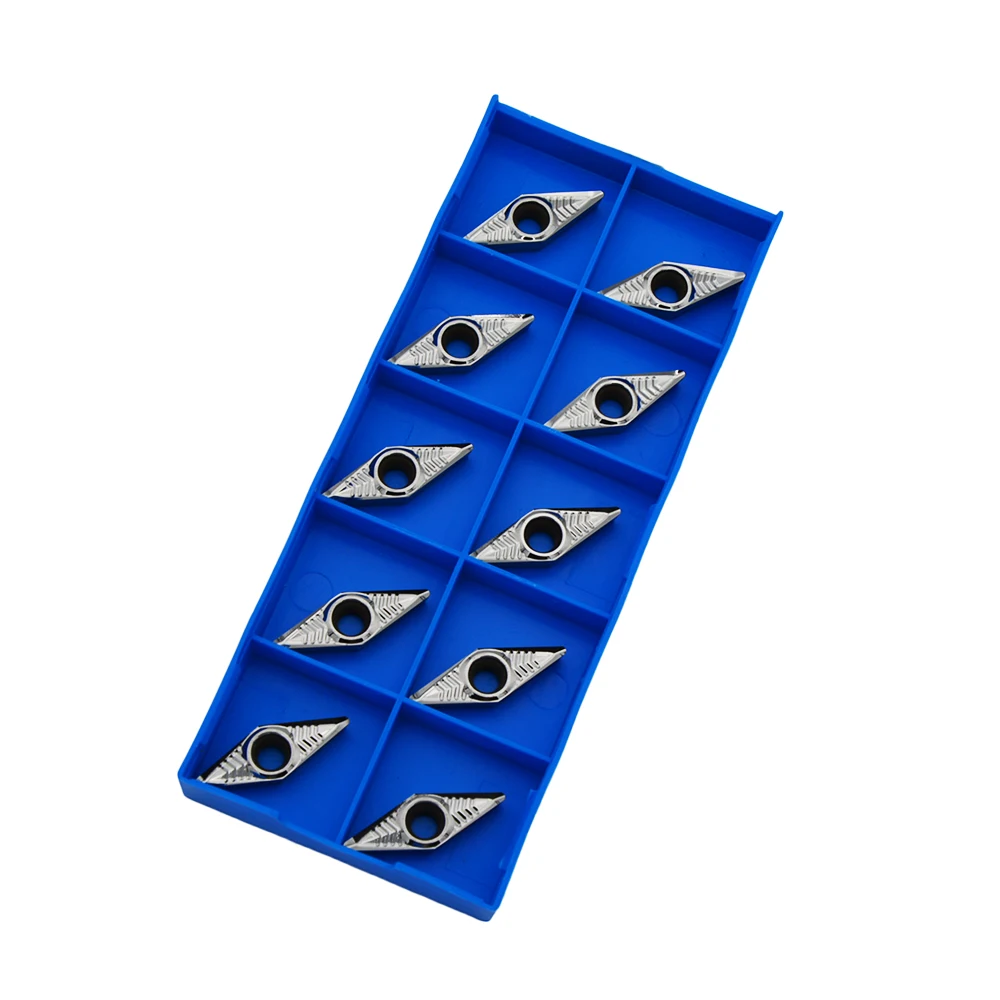 10pcs VCGT160408-AK H01 Carbide inserts Tough and wear-resistant, high quality