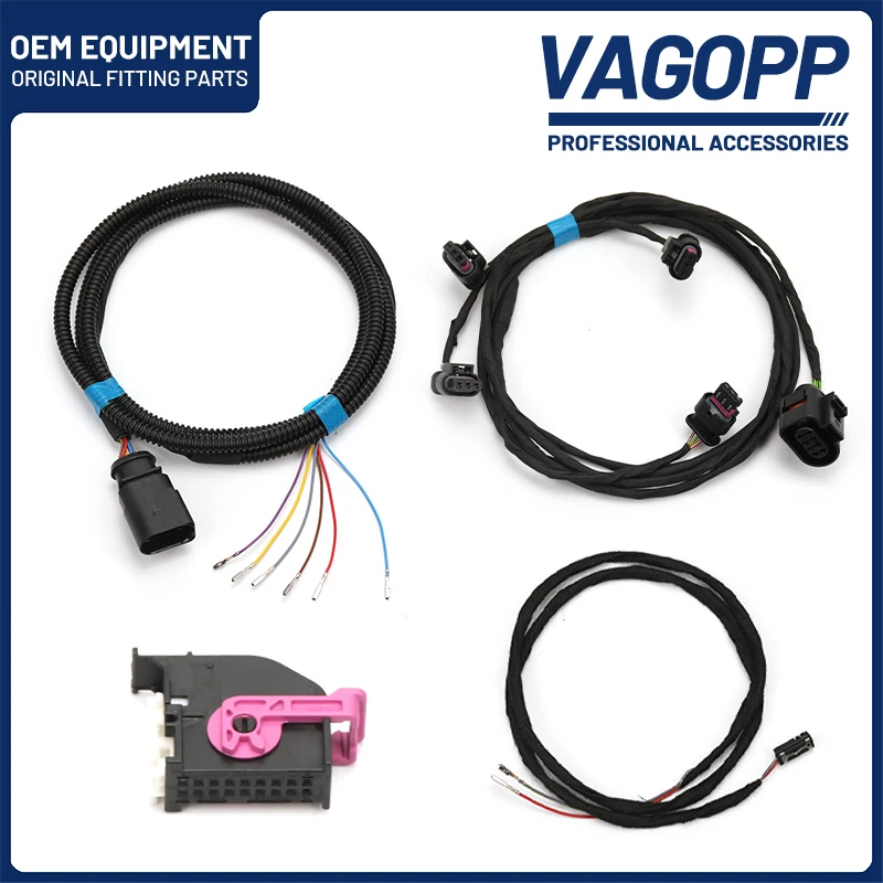 

VAGOPP Original OPS Rear 4K Radar Upgrade Front 8K Radar Harness PDC Wiring Harness For VW Golf 7 Tiguan L