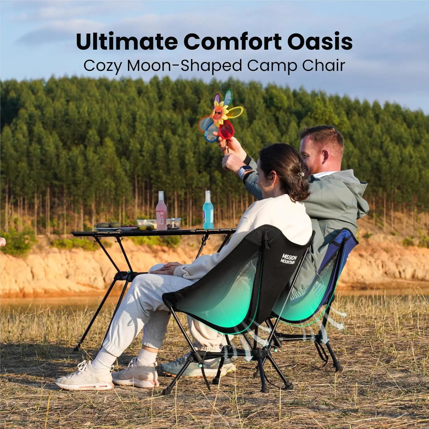 Compact Camping Chair,Lightweight Folding Camp Chairs for Adults,Portable Camping Chair,Ultralight Backpacking Chair for Outdoor