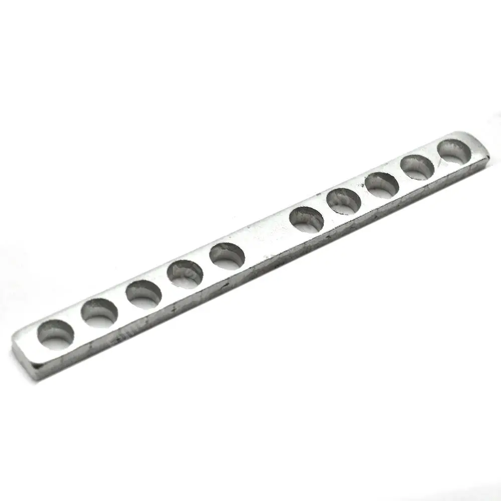 10Pair 10 Holes Guitar Humbucker Dual Coils Neck Bridge Pickup Keeper Bars for Electric Guitars Parts 50mm 52mm