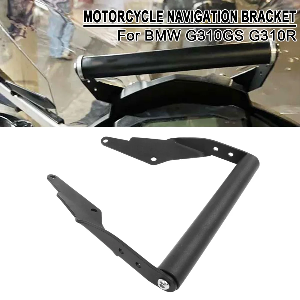22MM Motorcycle Accessories Phone Holder Stand GPS Navigation Plate Bracket For BMW G310GS G310 GS G310R G310 R 310 GS 2017-2024