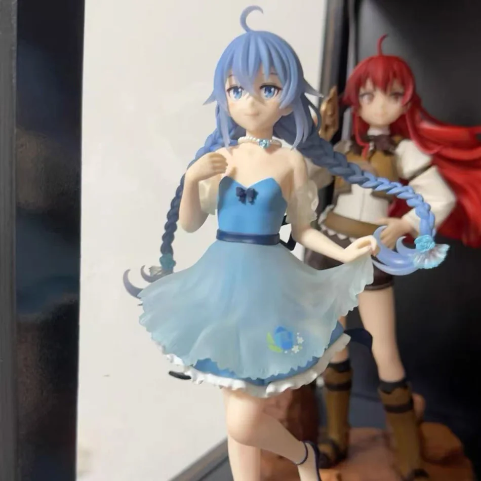 Anime Mushoku Tensei Roxy Migurdia Figure Blue Dress Ver. Dress Version PVC Action Figure Collectible Model Toy for Kids Adults view 3