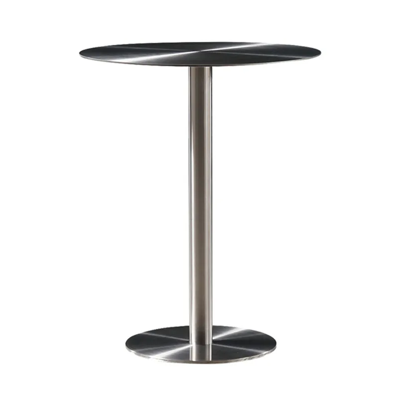 

Круглый стол из нержавеющей стали в индустриальном стиле, кафе, акрил, интернет-стул знаменитостей, магазин чая с молоком, коммерческий обеденный стол и