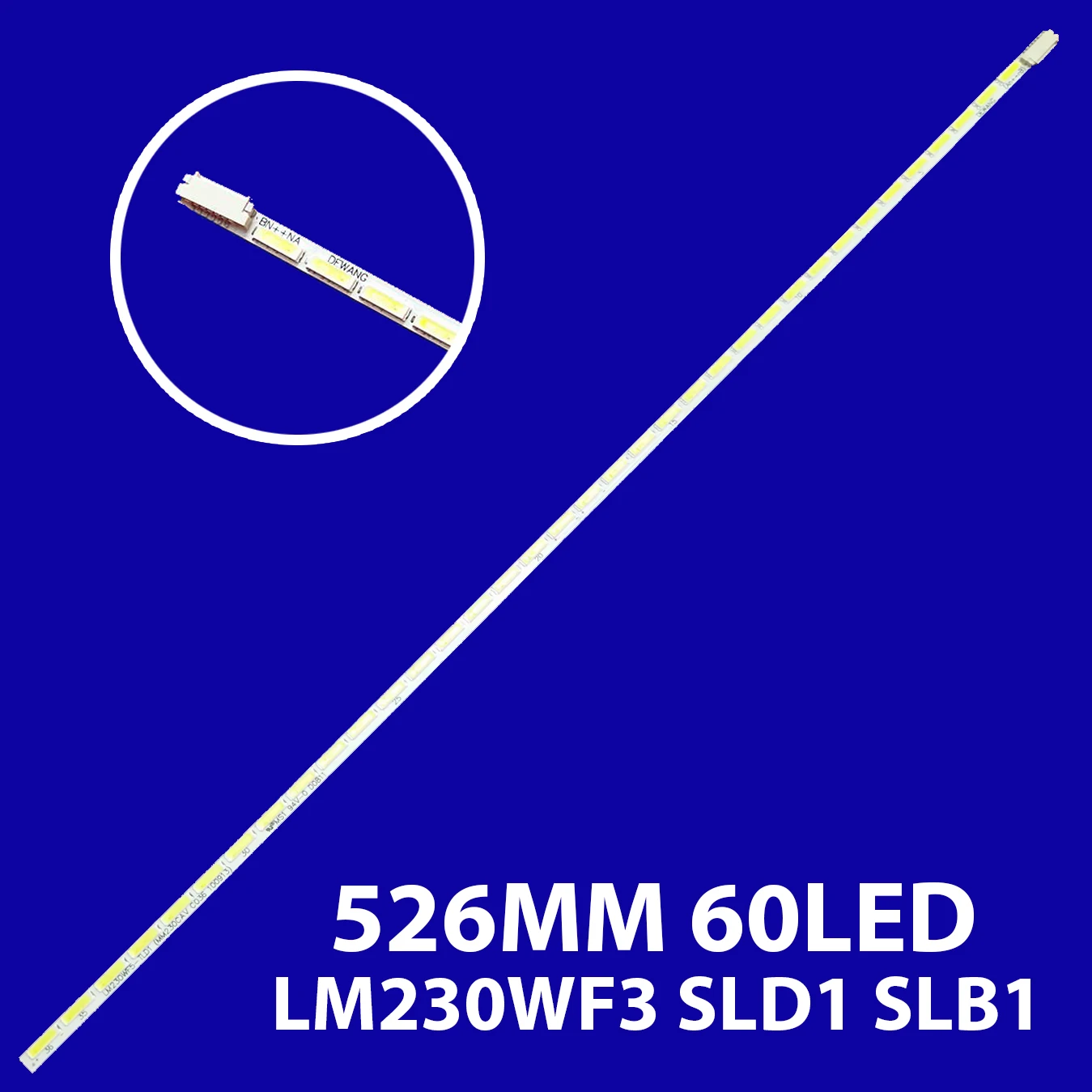 

2 шт. 100% новая светодиодная лента для подсветки для DELL U2312HMT LTM230HL06 LM230WF3 SLD1 SLB1 MM230AAH 526 мм 60 светодиодов