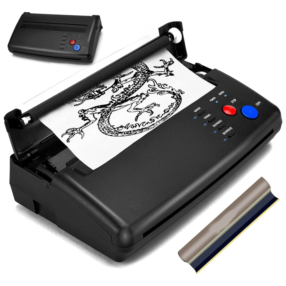 

Tattoo Transfer Stencil Machine with Kit Copier Printer Tattoo Transfer Stencil Paper Tattoo Stencil Printer Machine for Tattoo