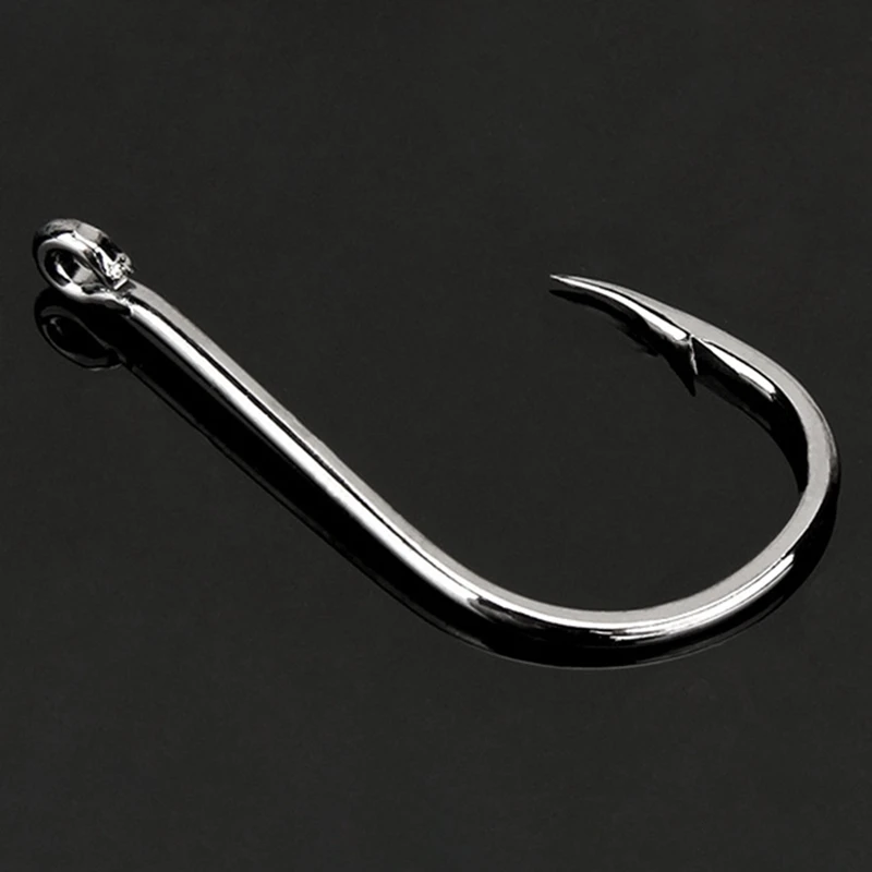 1000 PCS Fishing Hooks Set High Carbon Steel Barbed FishHooks for Saltwater Freshwater Fishing Gear-A73M view 2