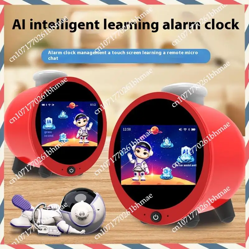 -A21Z Interactive AI Sound Alarm Clock Featuring Wifi Dialogue Timer And LCD Touch Screen For Home Decor
