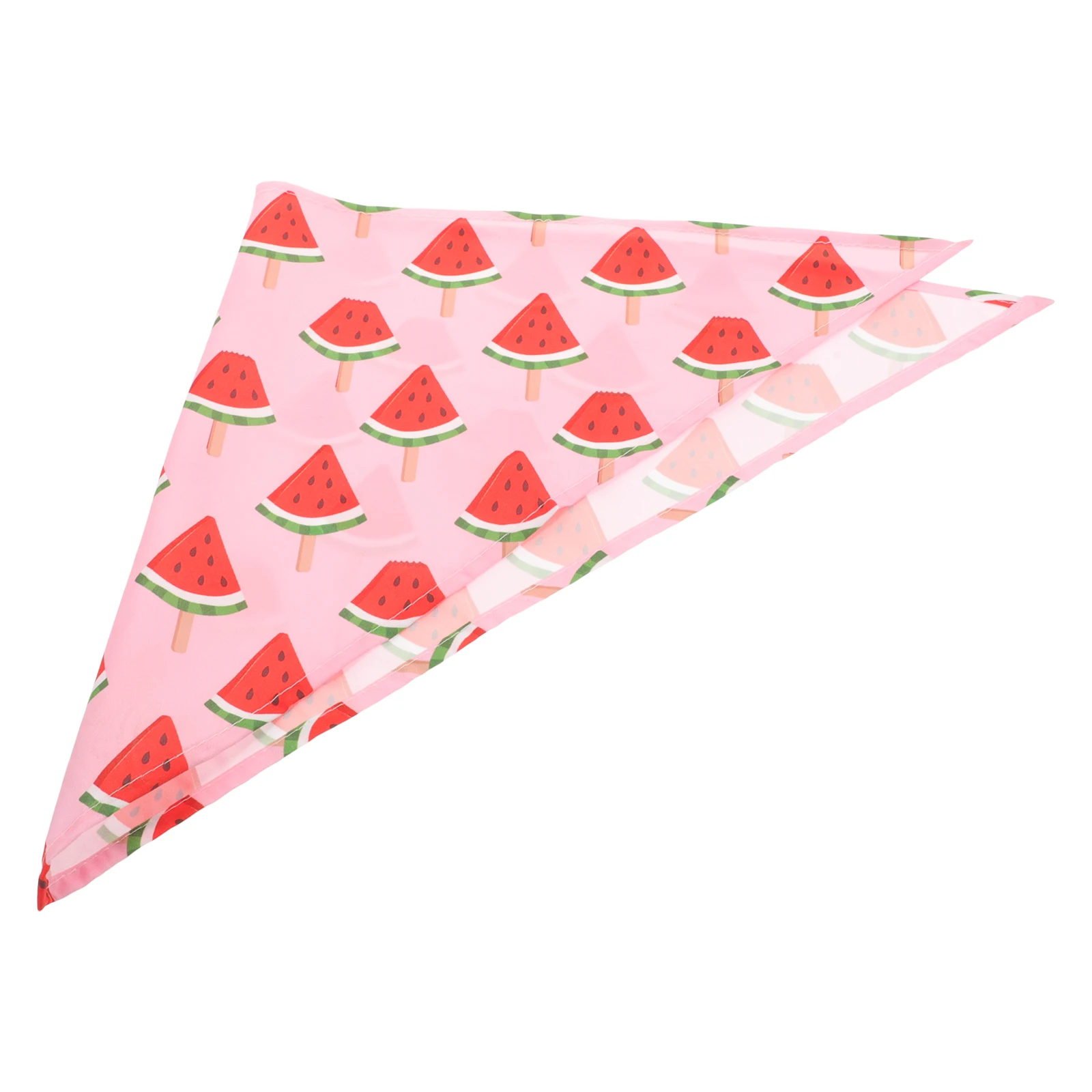

Bandana Lightweight Polyester Pet Scarf Breathable Comfortable Watermelon Pattern Triangular Bandanas Set Party Supplies