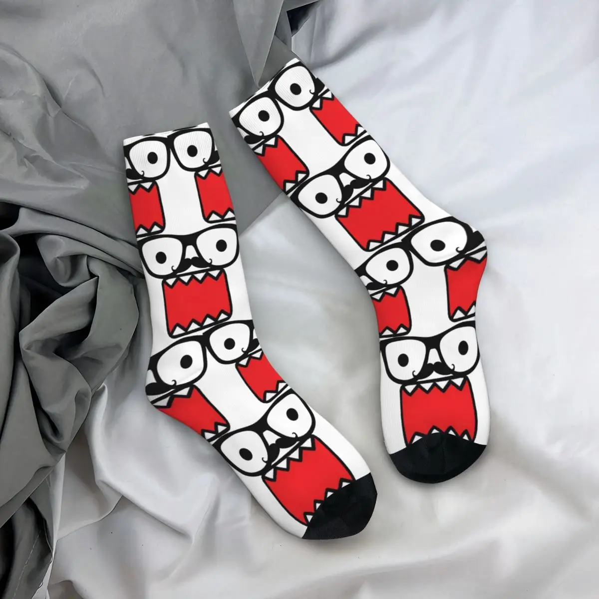 Domo Edited By Me Unisex Winter Socks Hiking Happy Socks Street Style Crazy Sock