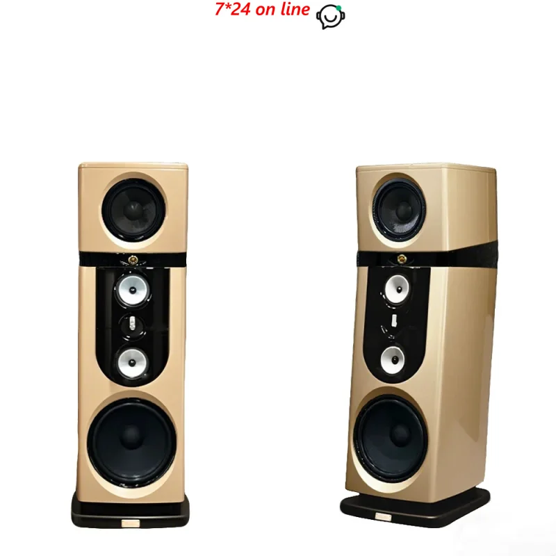SBH-016 K18 Altavoces de pie de 4 vías insignia Sistema de torre de audiófilos de alta fidelidad de alta gama para audio doméstico premium