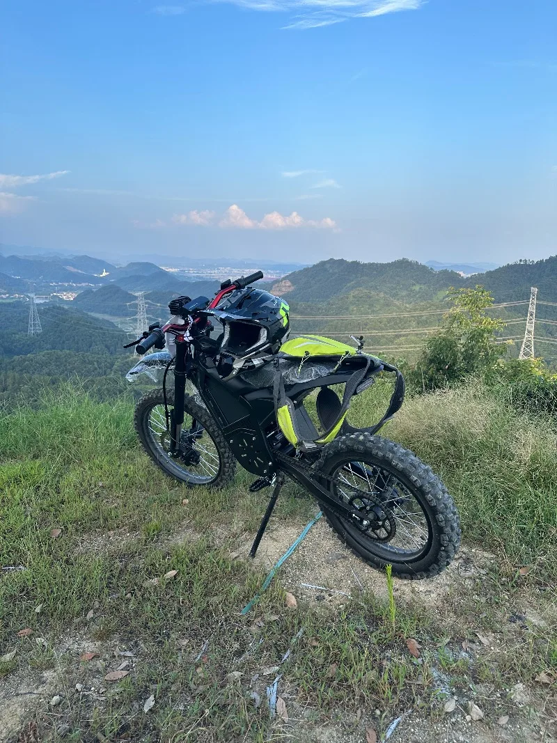 Factory QC Y08 5000W 96V 40Ah Electric Dirt Bike For Adults 100km/h High Speed Off Road All Terrain Motorbike Long Range