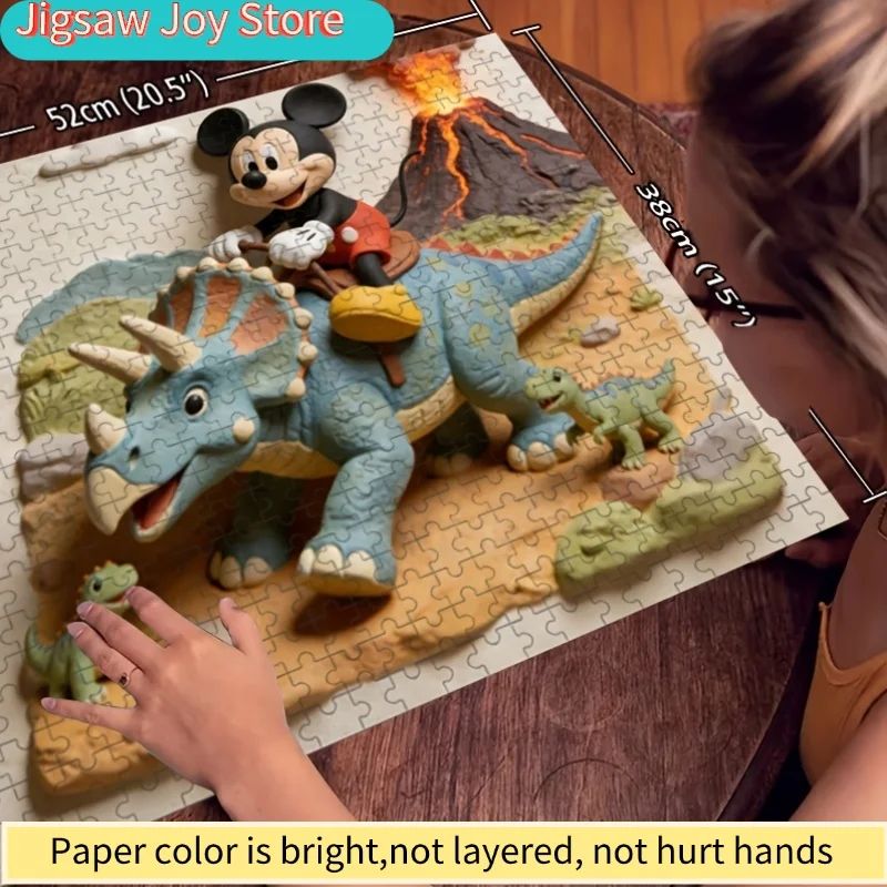 ดิสนีย์ ดิสนีย์ สติทช์ และมิกกี้ โฮม เดคคอร์ พริ้นท์ |   ปริศนาจิ๊กซอว์แบบแบน 2 มิติ เหมาะสำหรับการท้าทายปริศนาสำหรับผู้ใหญ่ คริสต์มาสที่สมบูรณ์แบบ