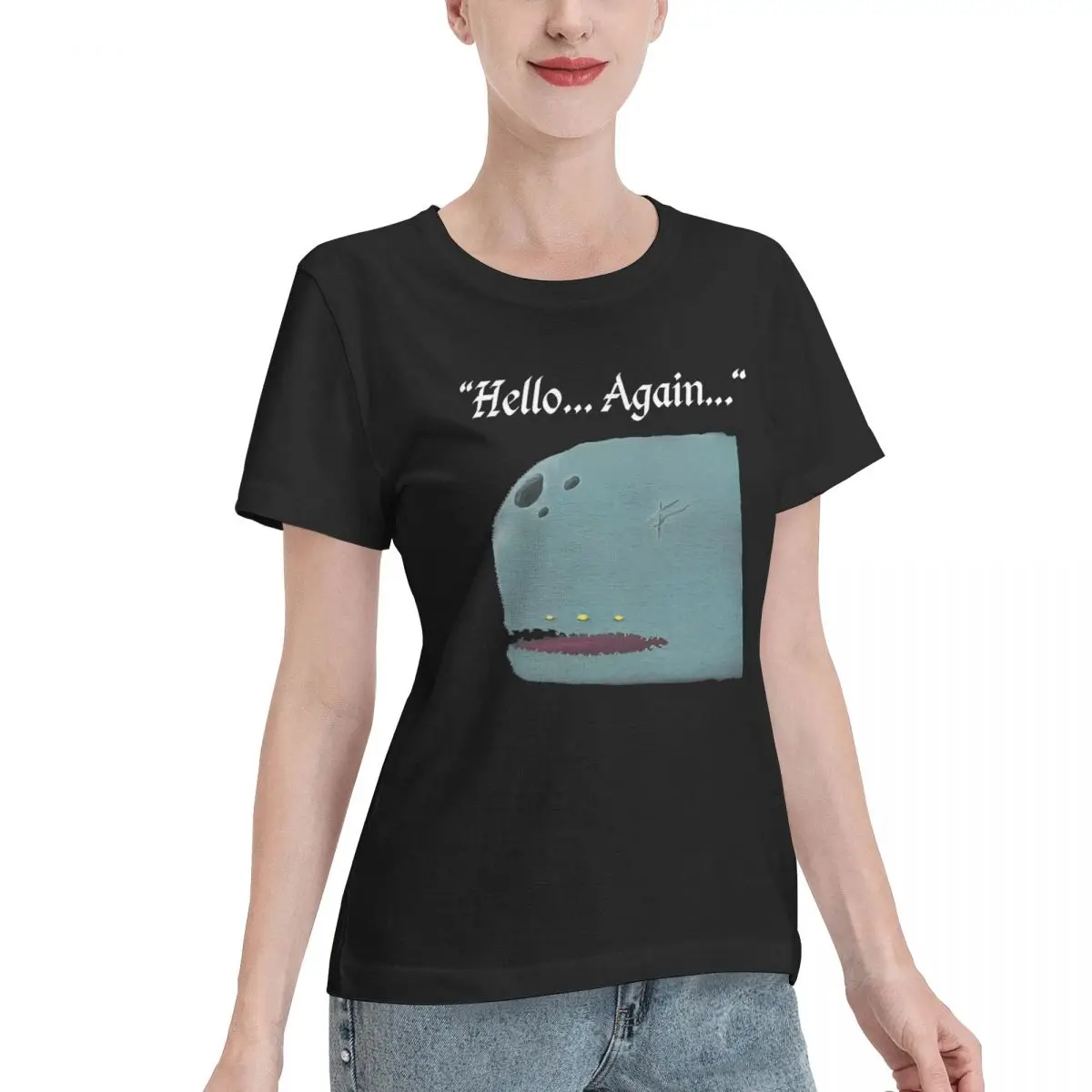 Street Pick Neow From Slay The Spire Beginning Again Women's T-shirt Solid Color Casual Wear Tshirt