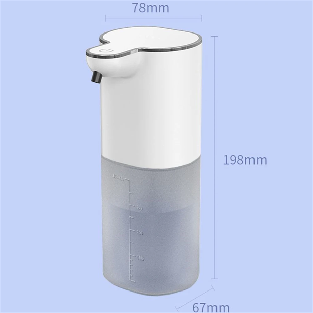 Dispenser automatico di sapone in schiuma Touchless ricarica USB Smart Sensor Foam Machine sensore a infrarossi Dispenser di liquidi disinfettante per le mani