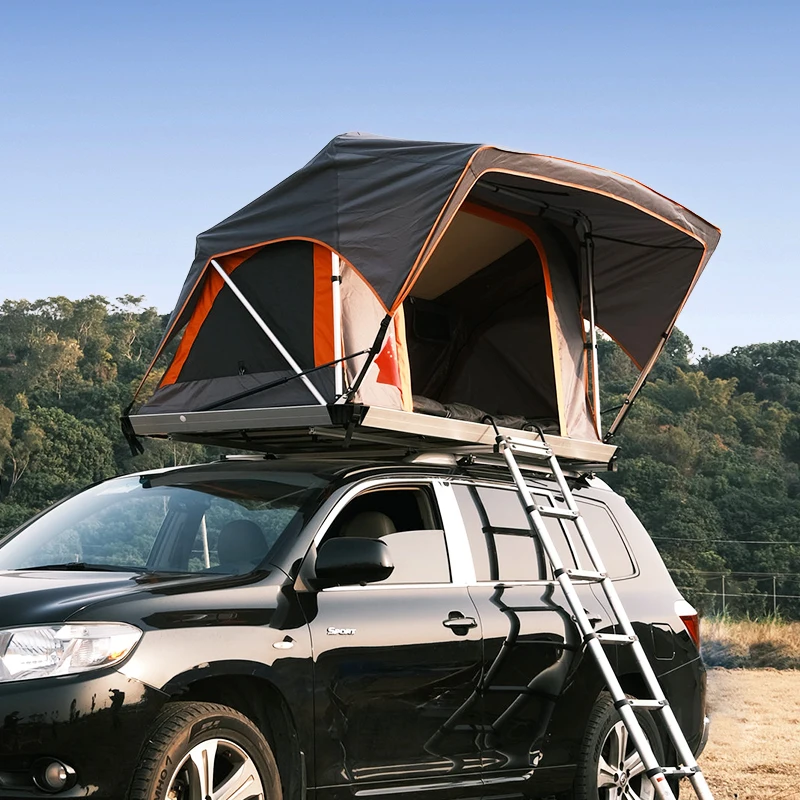 

New Soft Shell Roof Top Tent Vehicle Car Trailer Outdoors Overland Best Aluminum One Bedroom Gazebo