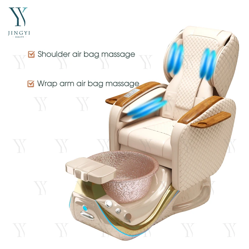 

Multi Function Customized Pedicure Chair Foot Spa Pedicure Manicure Massage Chair Reclining Nail Salon Furniture Suppliers