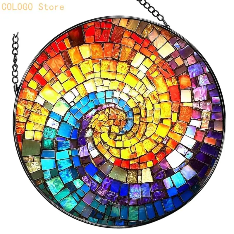 Sun Catcher Glass Texture Suitable for Creates Colorful Effects in Various Room D0LD