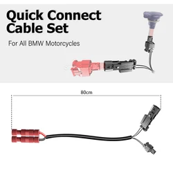 For BMW GS 1250 ADV R1250GS R1200GS F750GS F850GS R1300GS F900GS S100XR Quick Connect Cable Set For Navigation Motorcycle Media