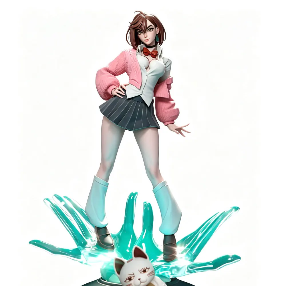 75mm --250mm Sexy Girl Resin Model Kits GK Miniature 3D Printed Gray Model Figurine DIY Doll Model Unassembled And Unpainted
