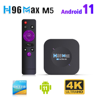 H96 Max M5 Smart TV BOX Android 11 Rockchip 3318 4K Google 3D Video BT4.0 Media Player Set Top Box